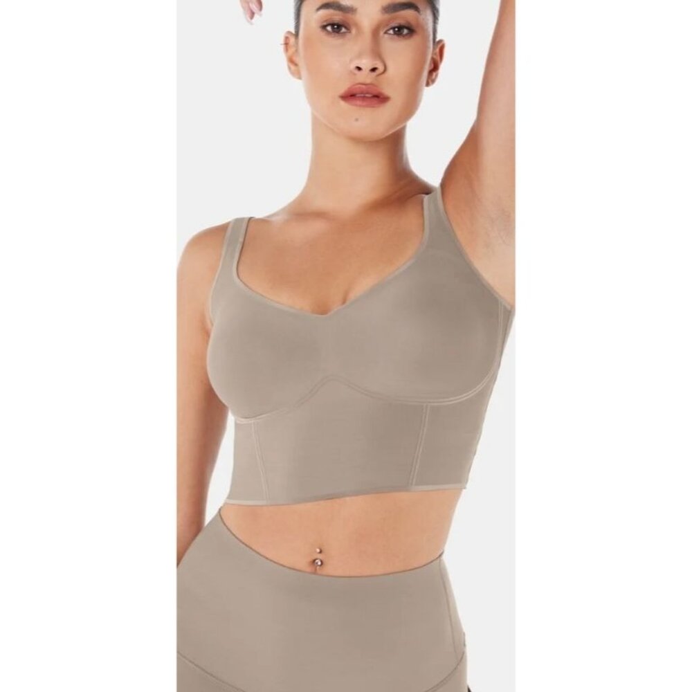Fanka Body Sculpt Seamless Shaping Bra Top Tan